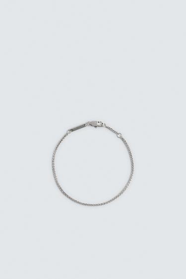 BRACELET WITH METAL LINKS - Silver by Zara