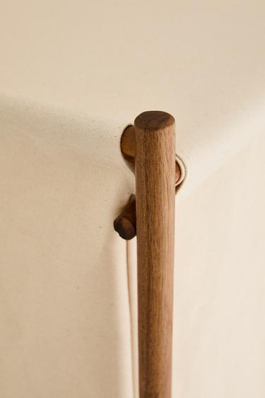 LAUNDRY BASKET WITH LID - Brown by Zara - Image 3