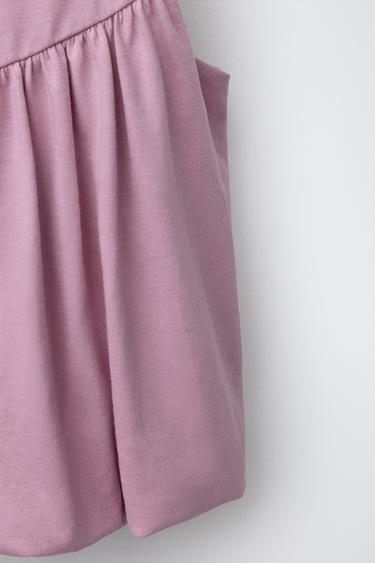 PLAIN BALLOON T-SHIRT - Pink by Zara - Image 3