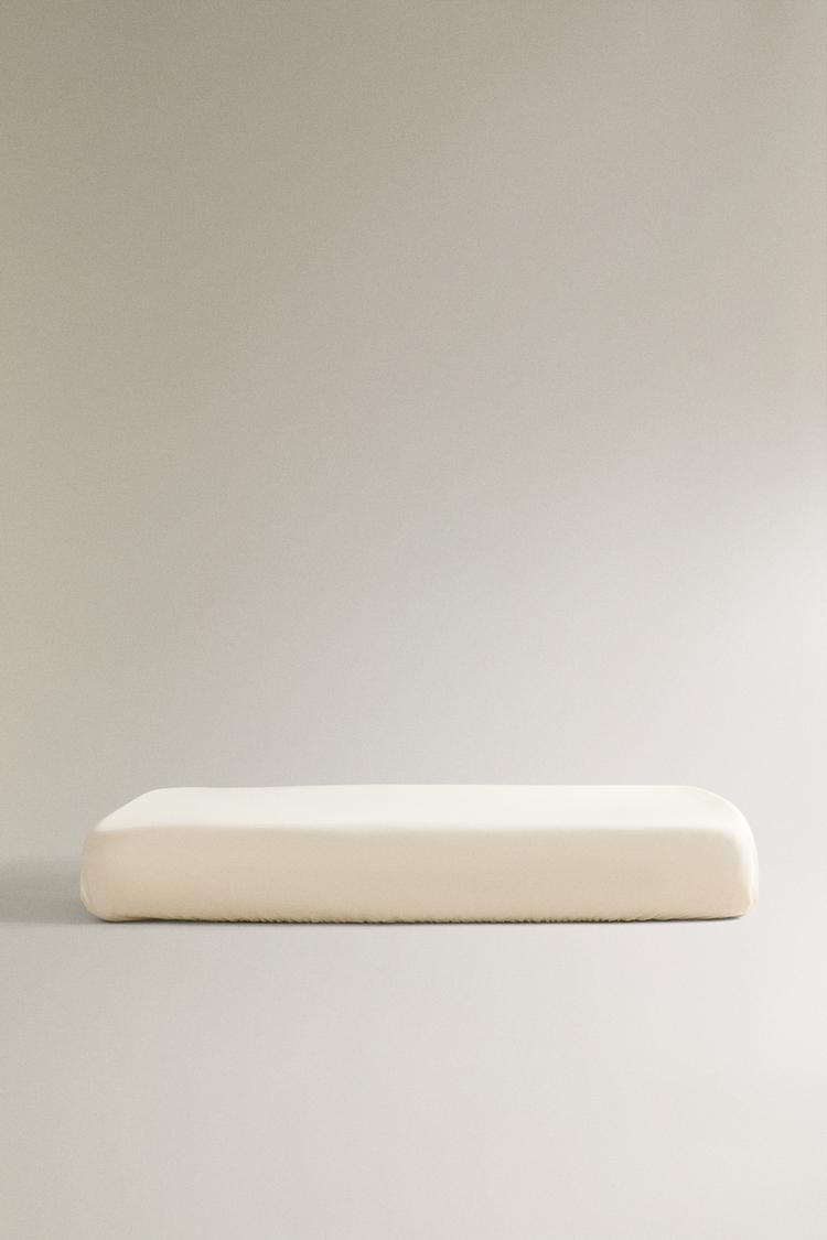 MOSES BASKET FITTED SHEET AND MINI COT (PACK OF 2) ecru-white