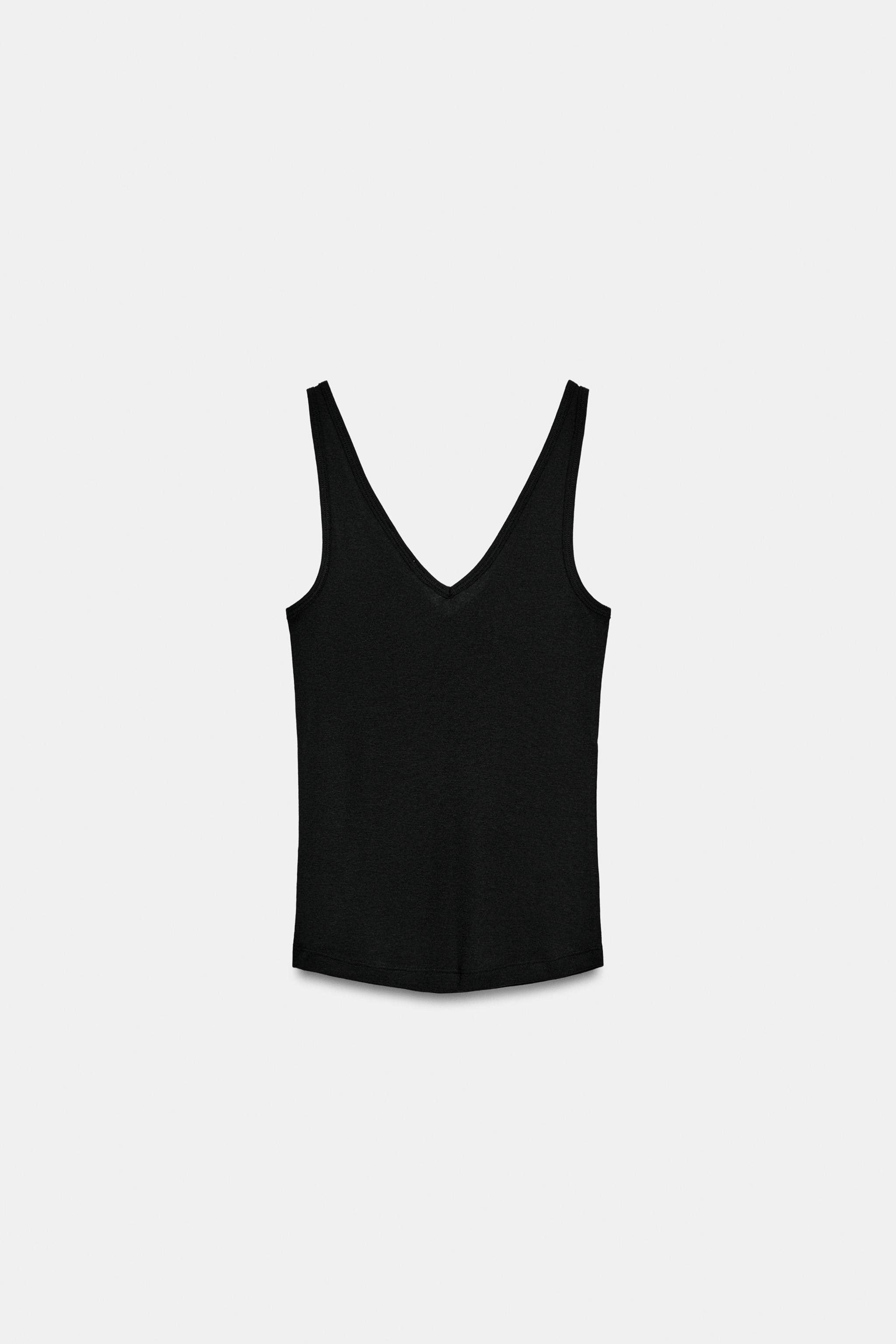 COTTON STRAP TOP
