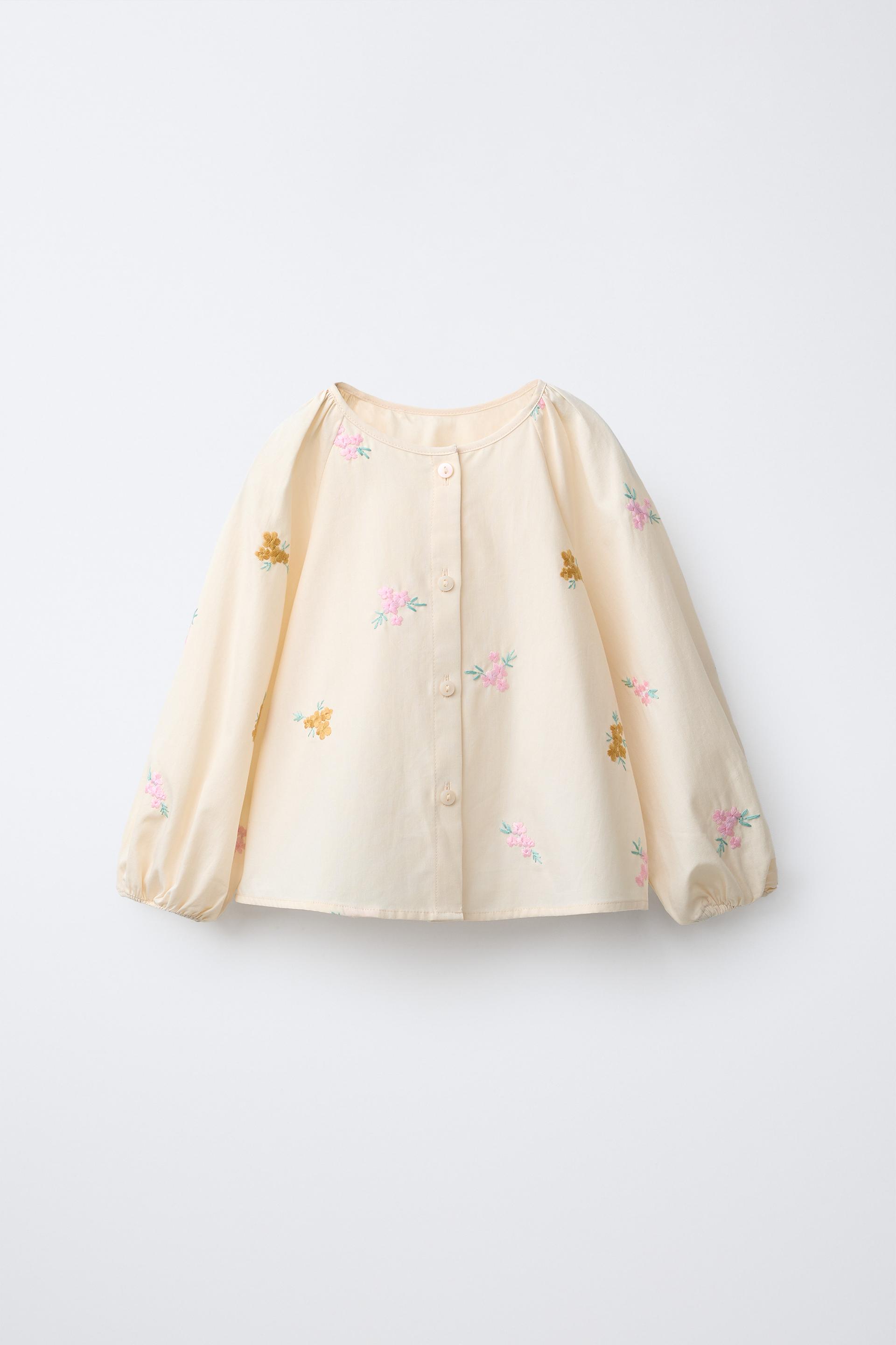 Embroidered Floral Shirt