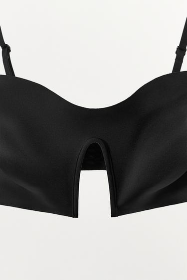 SOUTIEN-GORGE MÉLANGE POLYAMIDE DÉCOR - Noir de Zara - Image 8