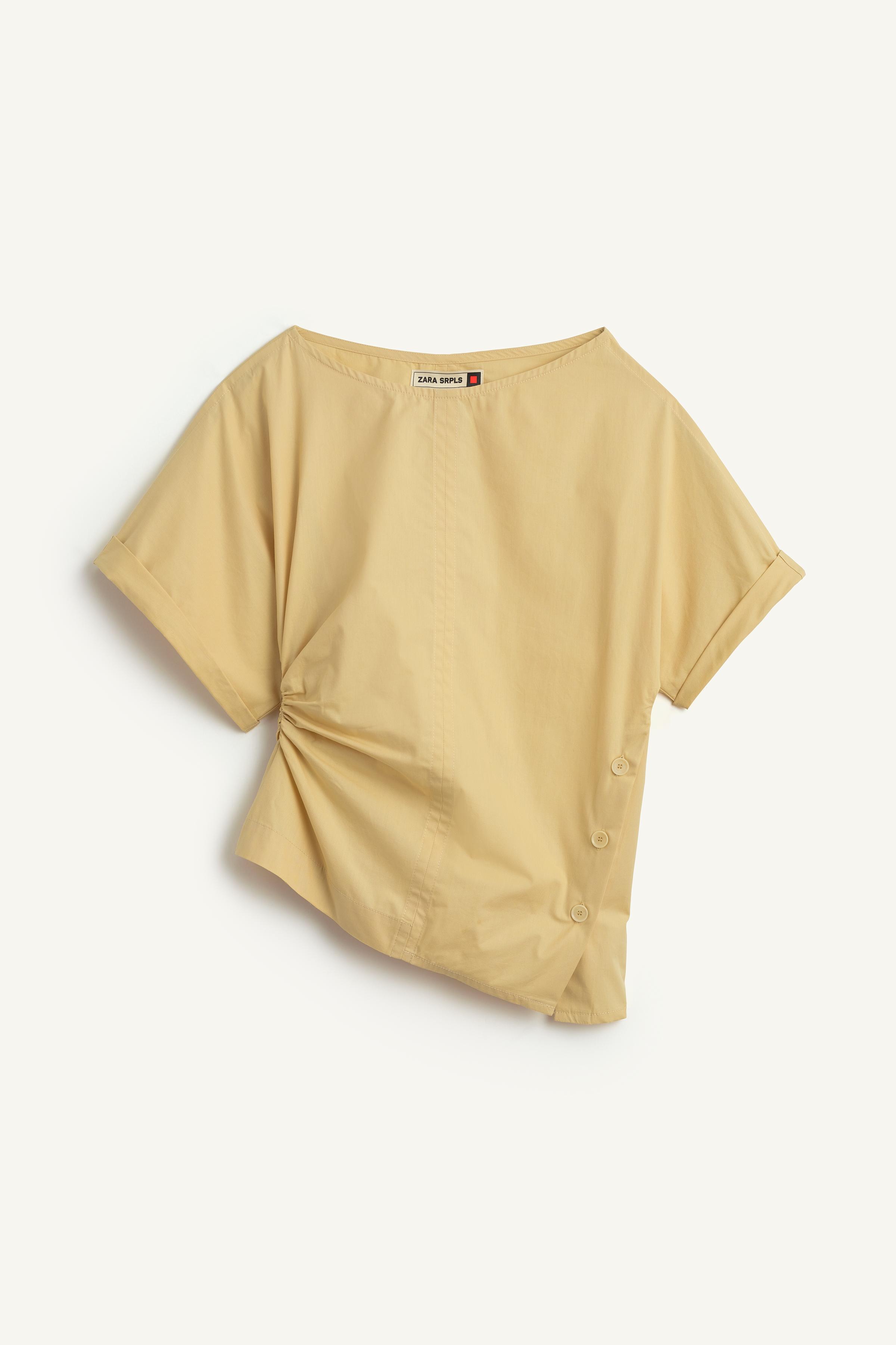 CTTN SHRT 16 - Yellow | ZARA United States