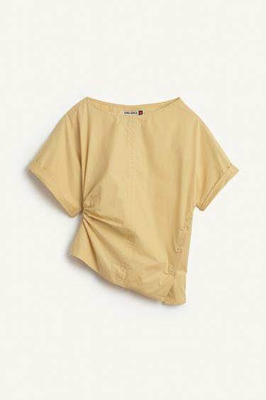 CTTN SHRT 16 - Yellow by Zara - Image 0