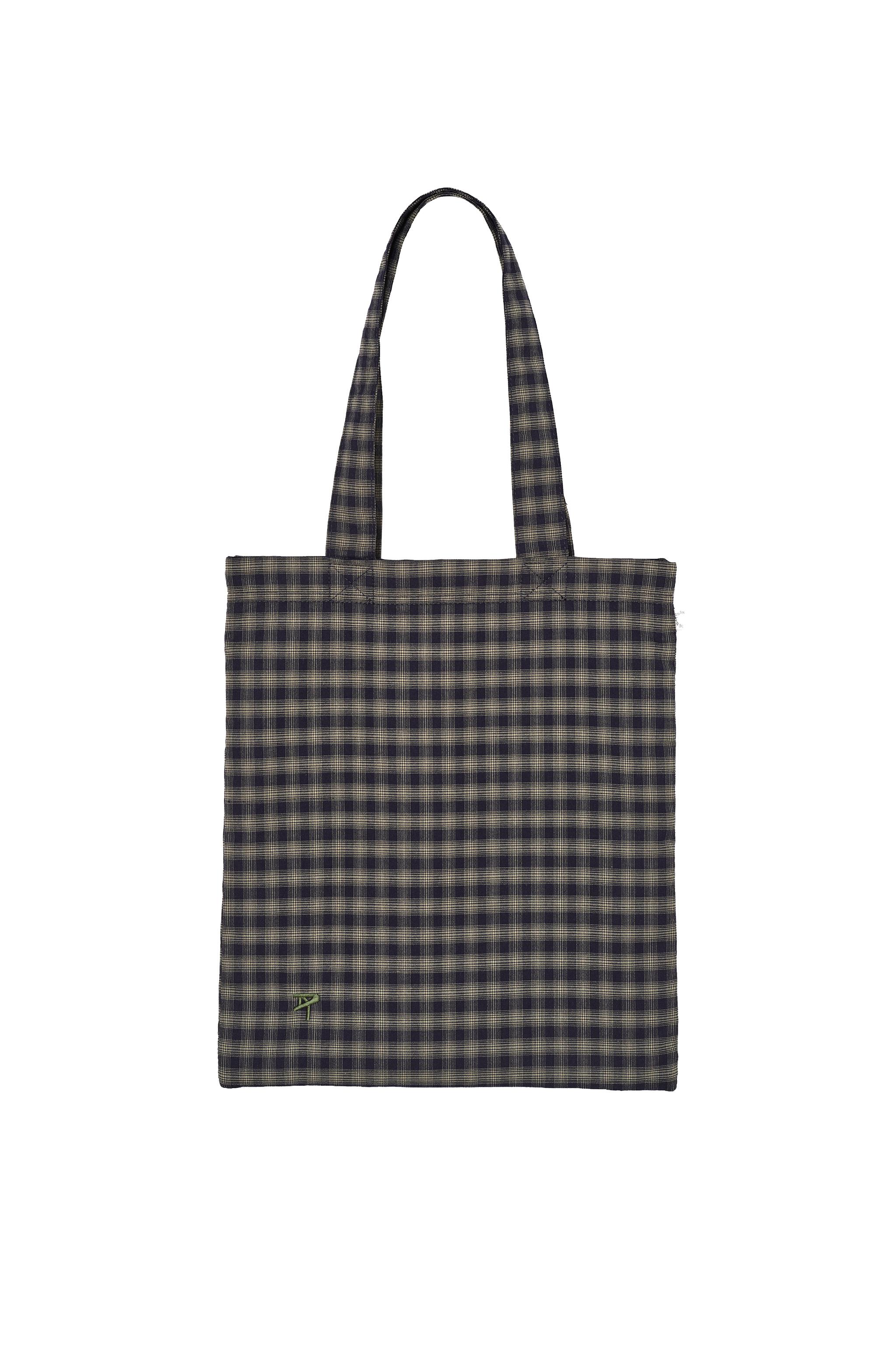 FABRIC SHOPPER BAG — Green
