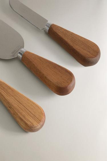 CHEESE KNIVES (SET OF 3) - Light beige by Zara - Image 3
