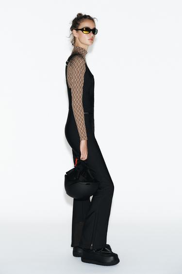 WATER-RESISTANT WINDPROOF RECCO® TECHNOLOGY SKI COLLECTION DUNGAREES - Black by Zara - Image 4