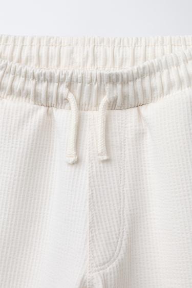 POLO SHIRT AND BERMUDA SHORTS SET - Ecru by Zara - Image 5