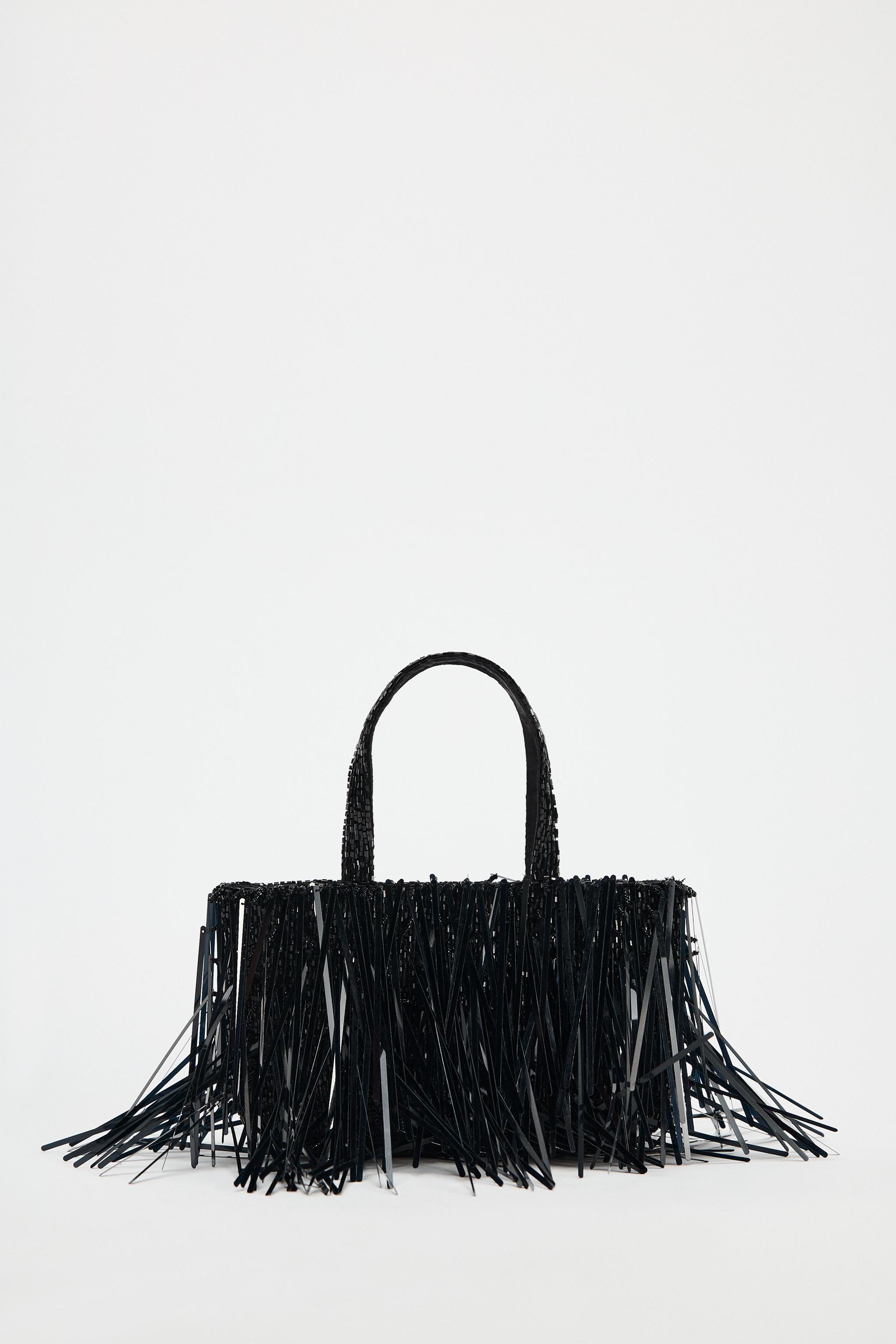 Sac shops a main noir zara