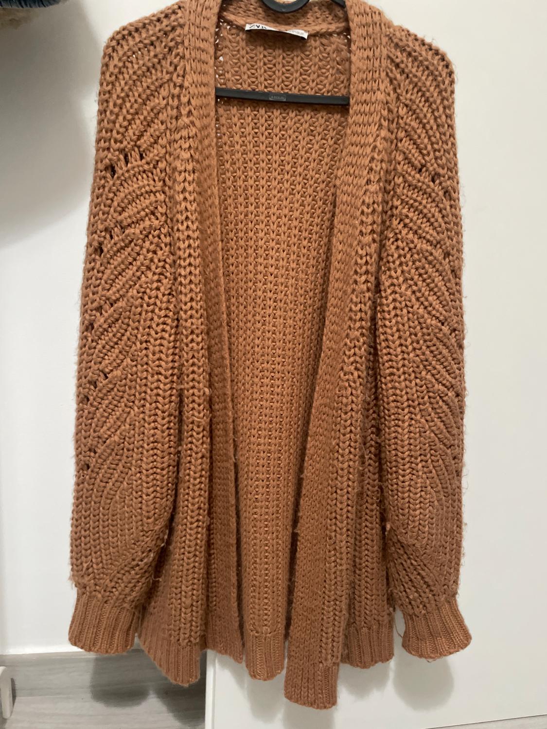 LONG OPEN-KNIT CARDIGAN - Image 4