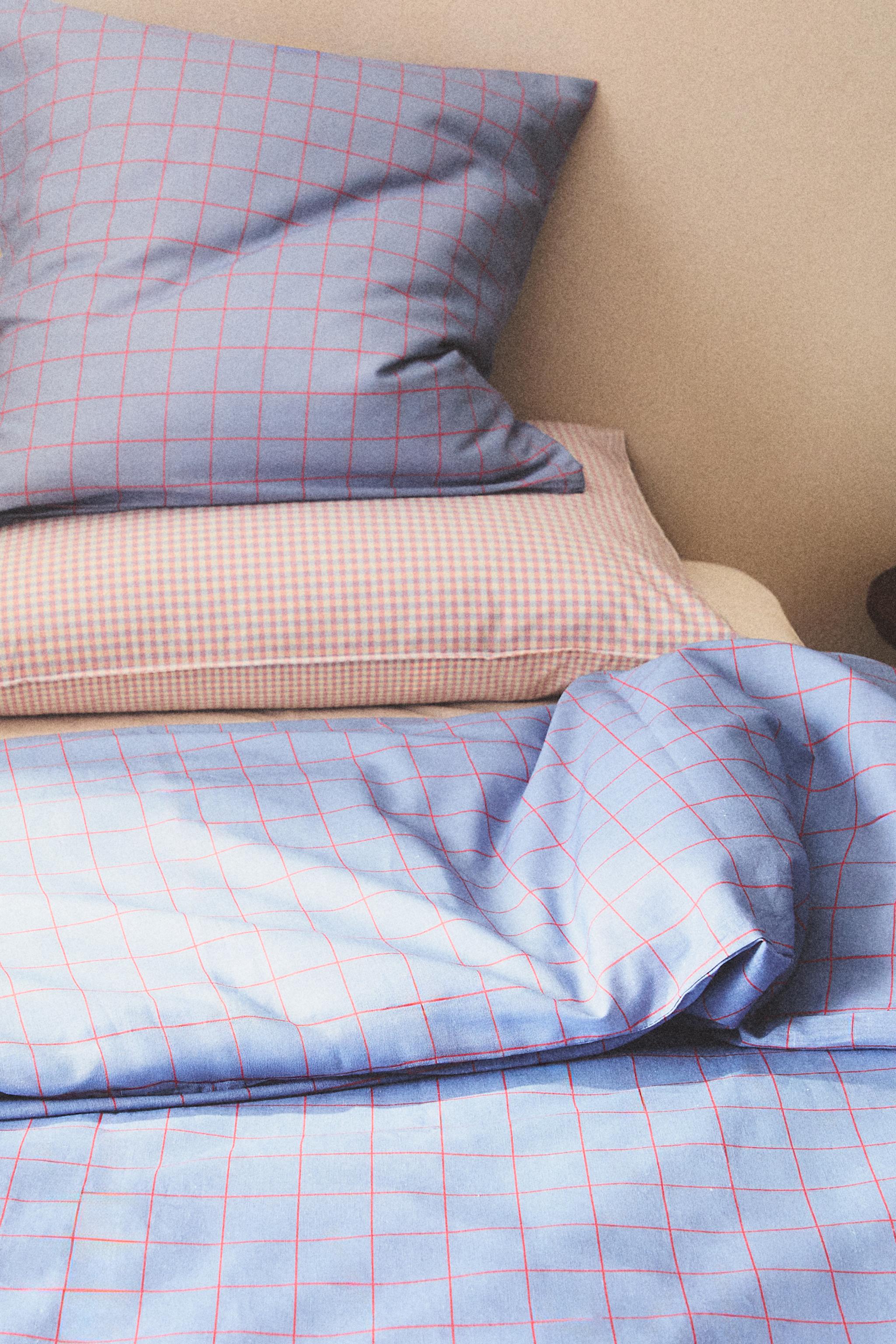 KIDS PLAID DUVET COVER