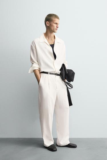 RELAXED FIT FLOWING SHIRT - White de Zara - Image 3
