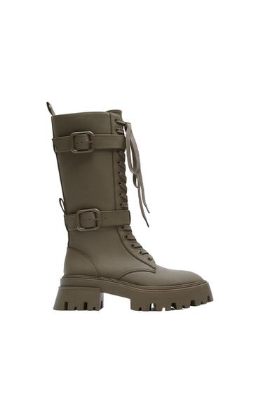 BOTA ACORDONADA ENCERADA