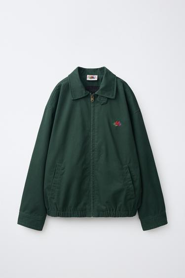 FRUIT OF THE LOOM™ EMBROIDERED JACKET — Mid-green 1