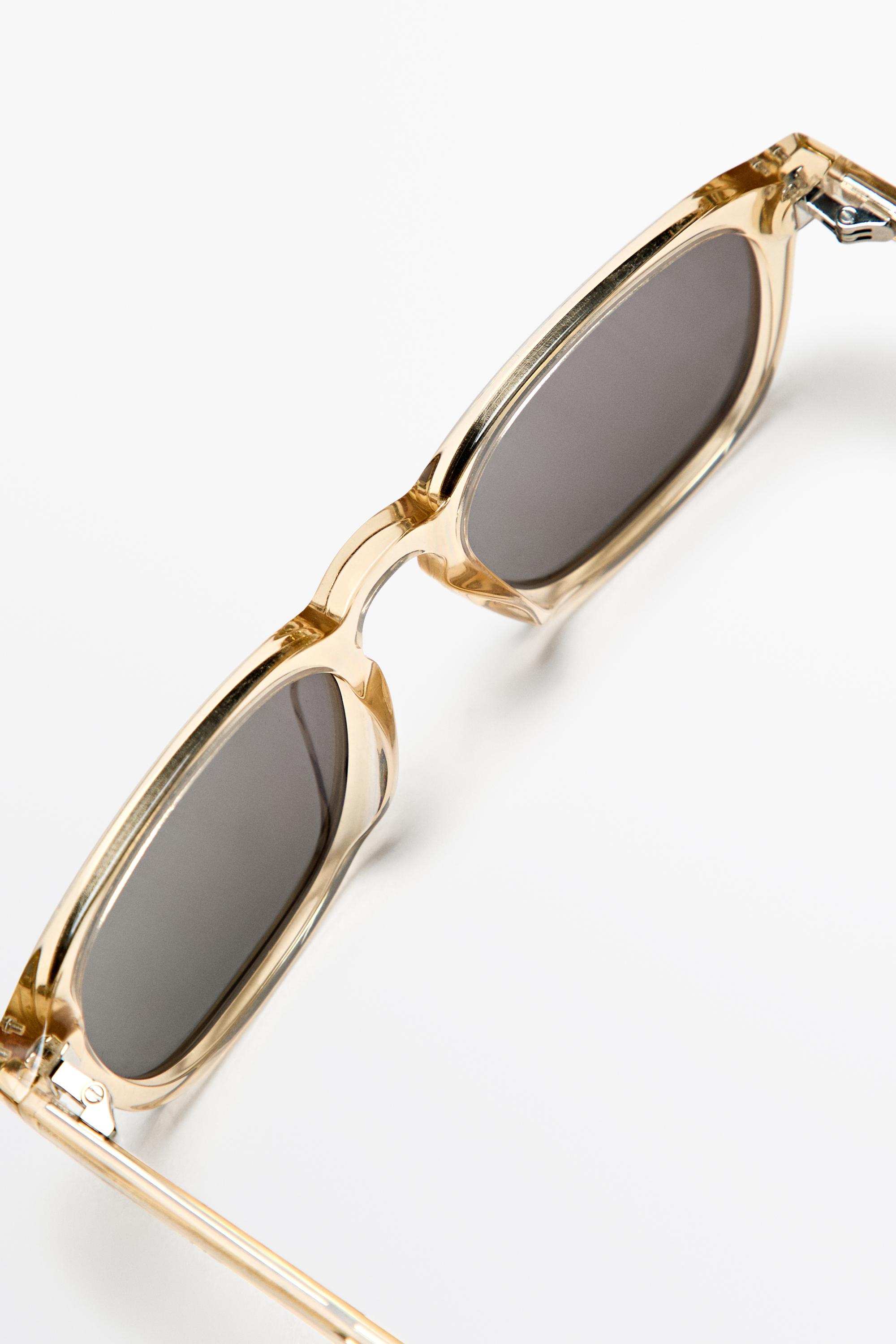 Square sunglasses - Light yellow | ZARA United States display picture 2