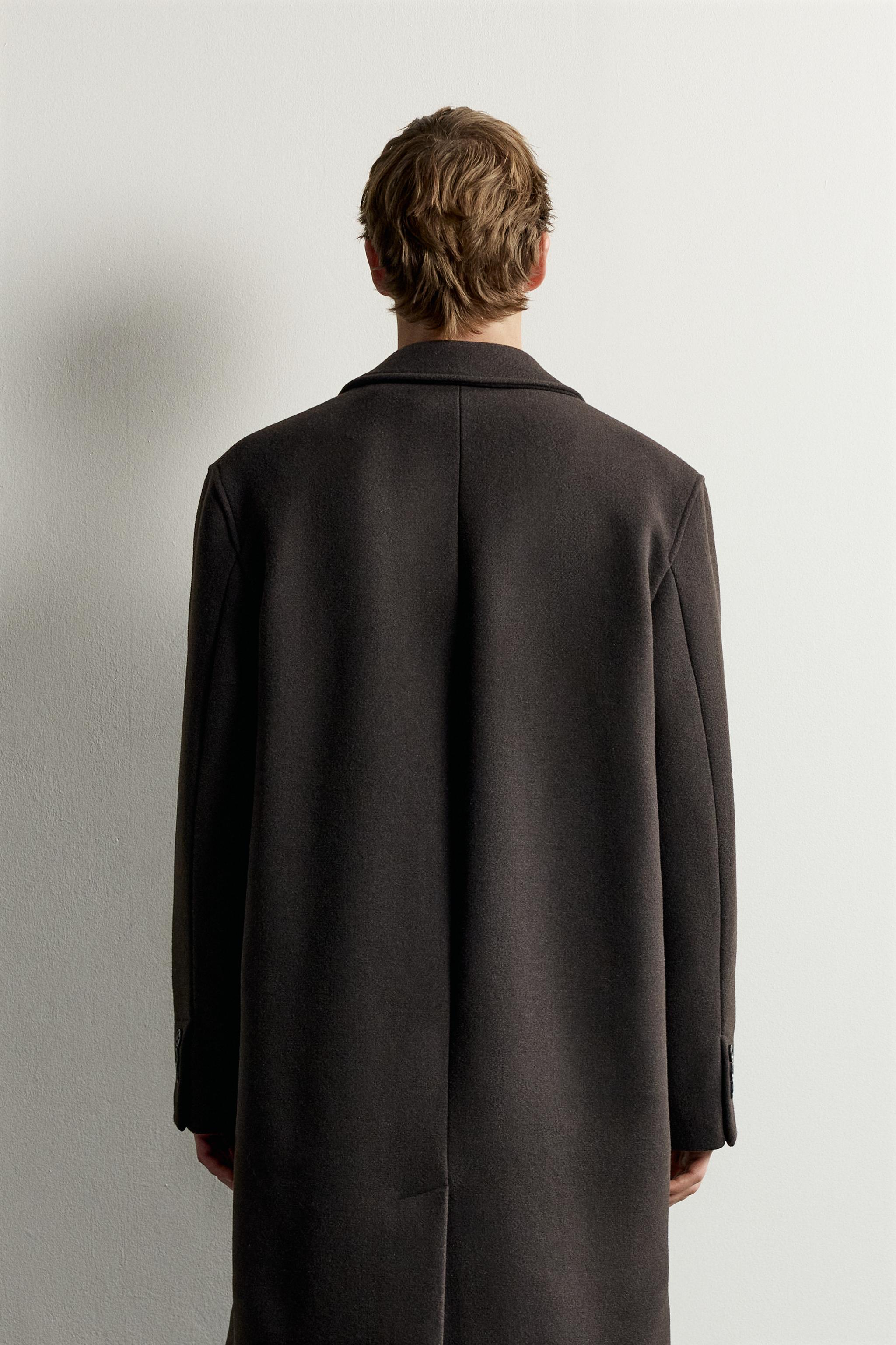 MANTEAU DÉCONTRACTÉ EN LAINE