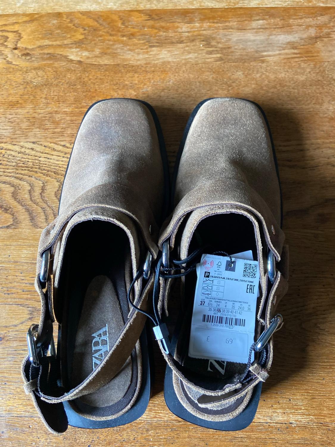 LEATHER BIKER CLOGS - Image 5
