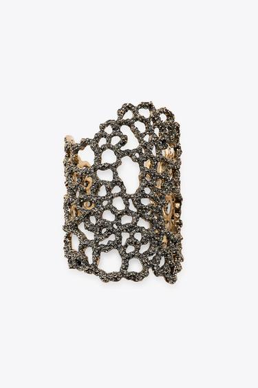 ARMREIF MIT SCHMUCK - Altgold von Zara