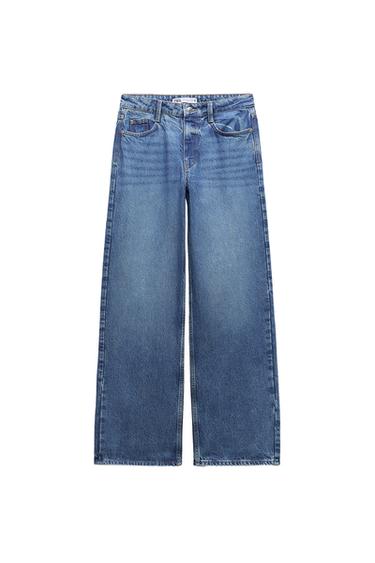 Z1975 HIGH RISE WIDE LEG LONG LENGTH JEANS