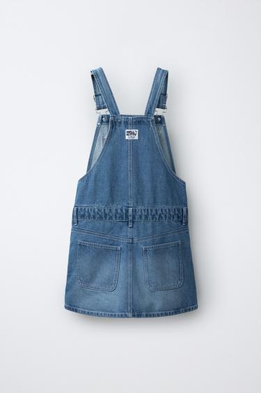 ROBE-SALOPETTE EN JEAN HELLO KITTY © SANRIO - Bleu de Zara - Image 1