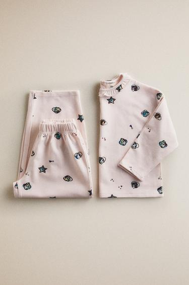 BØRNS PONY© PYJAMASSÆT TIL BØRN I BOMULD - rosa fra Zara