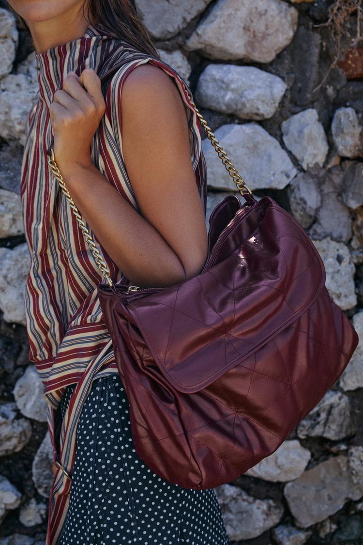 BOLSO TOTE HOMBRO CON SOLAPA 2