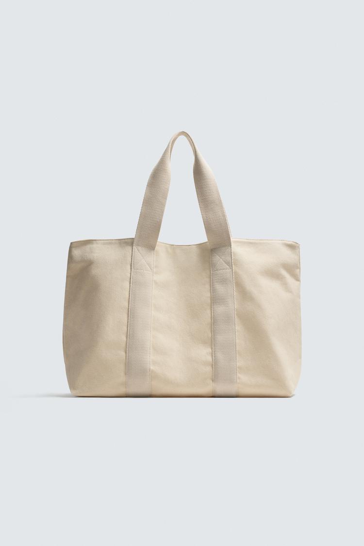 ZARA FABRIC TOTE BAG