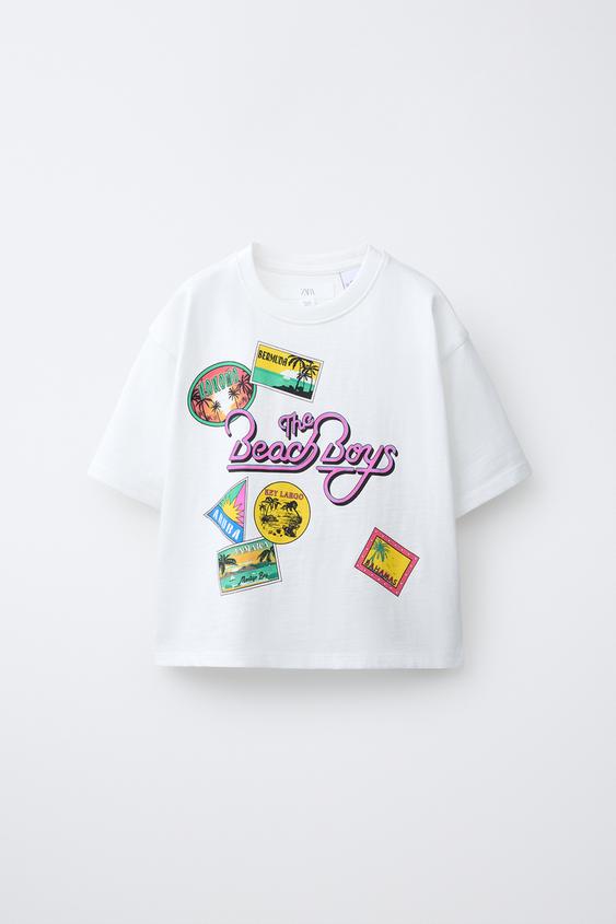 PRINTED T-SHIRT - White by Zara - Image 0