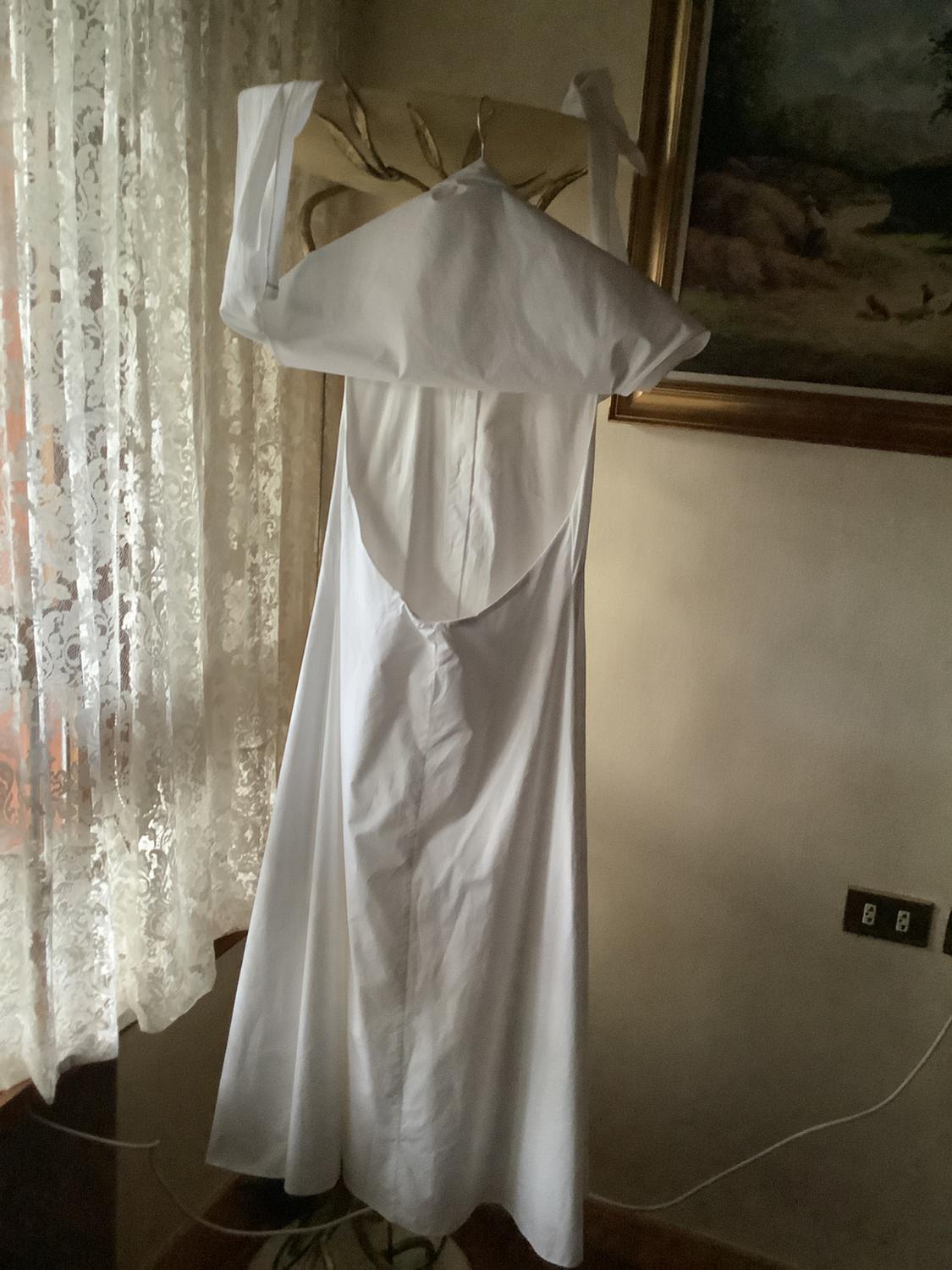 ZW COLLECTION KNOTTED POPLIN SHIRT DRESS - Image 5