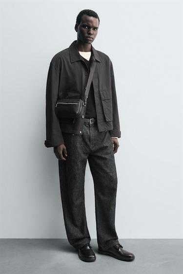 SAC BANDOULIÈRE TEXTURÉ - Noir de Zara - Image 1
