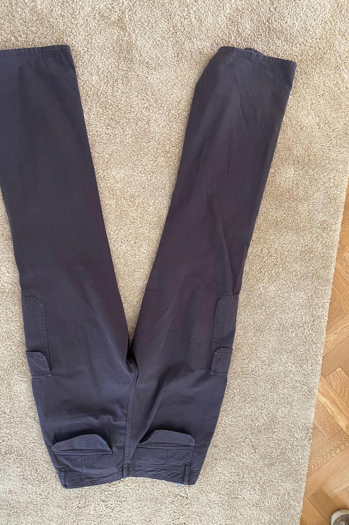 PANTALON CARGO RECTO AZUL - Image 4