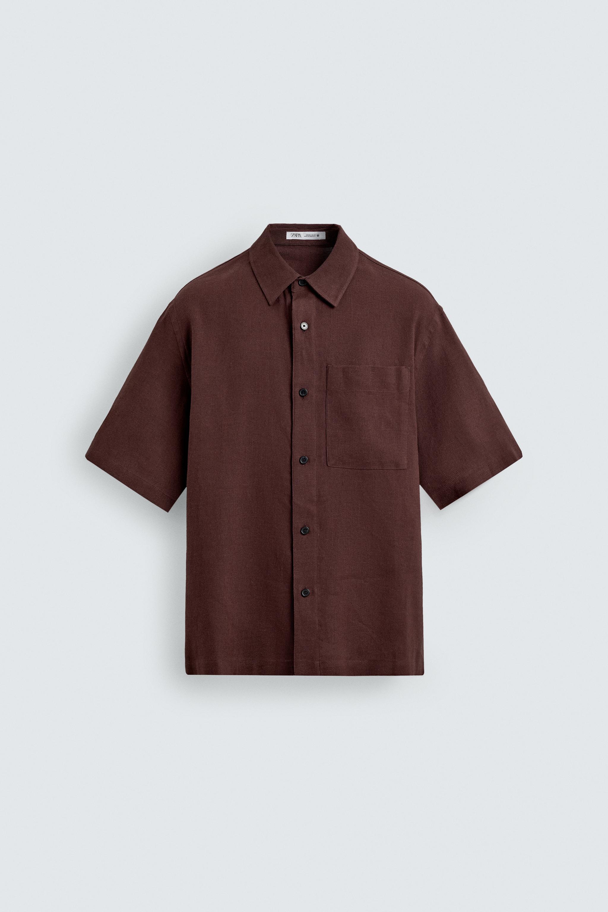CHEMISE RELAXED FIT EN MÉLANGE DE LIN