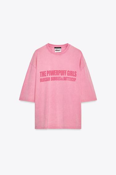 THE POWERPUFF GIRLS™ FADED-EFFECT T-SHIRT - Pink by Zara