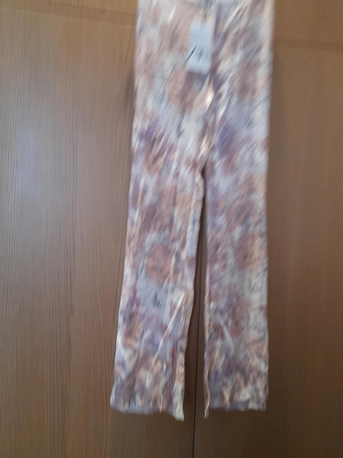 FLORAL PRINT FLARED TROUSERS - Image 3