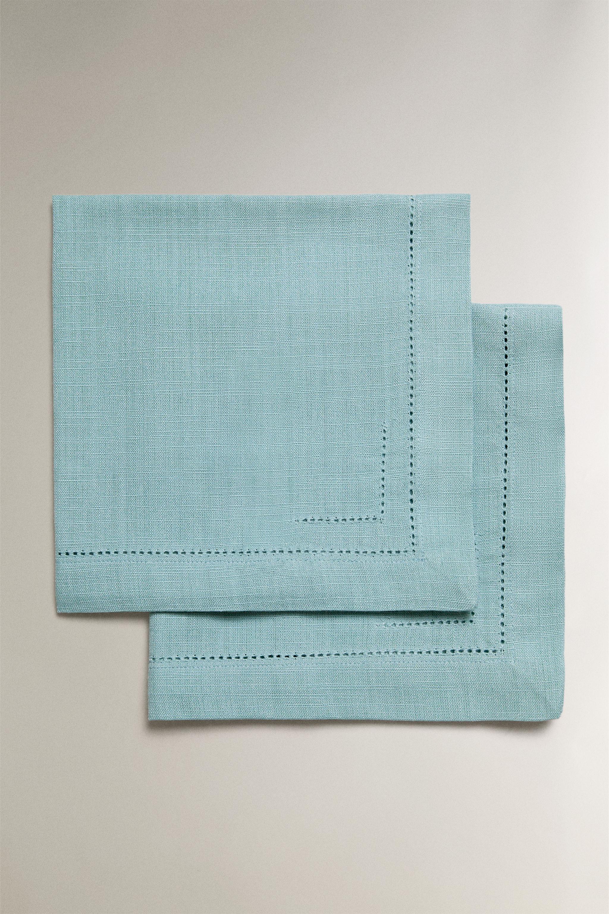 COTTON HEMSTITCHED NAPKINS (PACK OF 2)