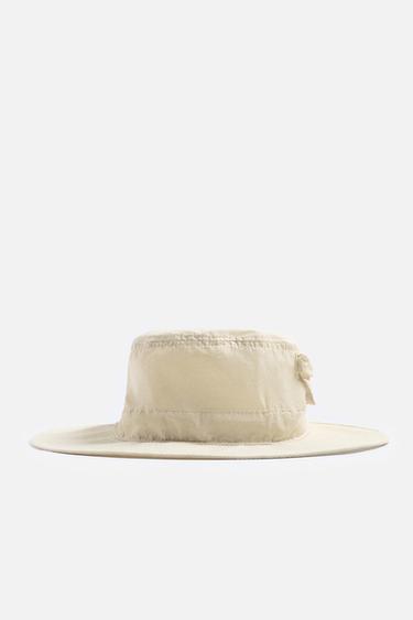 Zara BUCKET HAT - Ecru