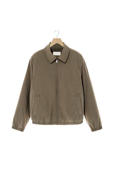 QUILTED TECHNICAL JACKET - camel by Zara