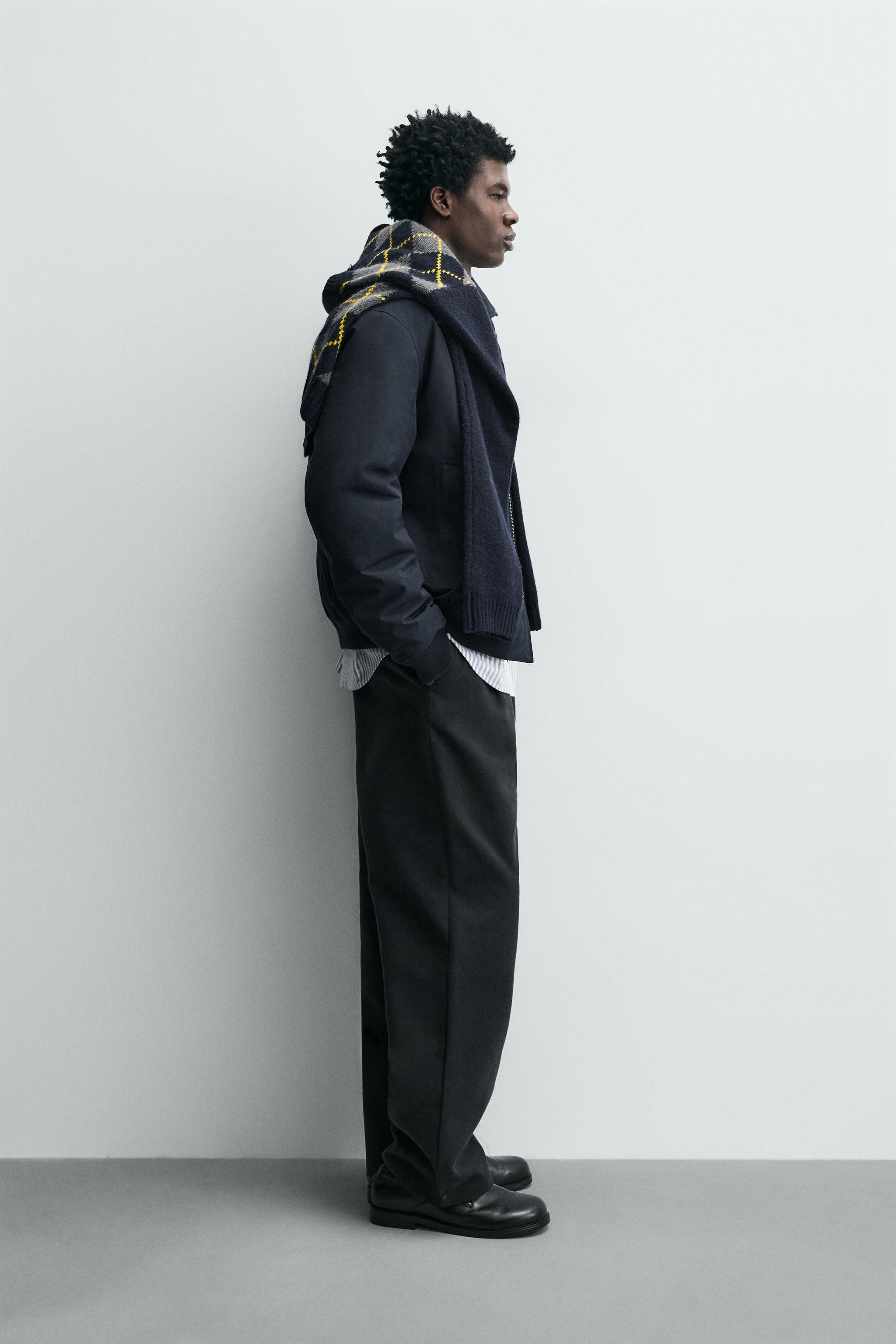 撥水加工入りパフジャケット - ネイビーブルー | ZARA Japan / 日本