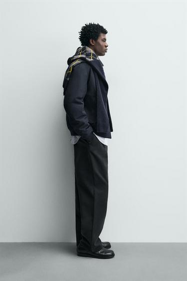 BLOUSON REMBOURRÉ DÉPERLANT - Bleu marine de Zara - Image 3