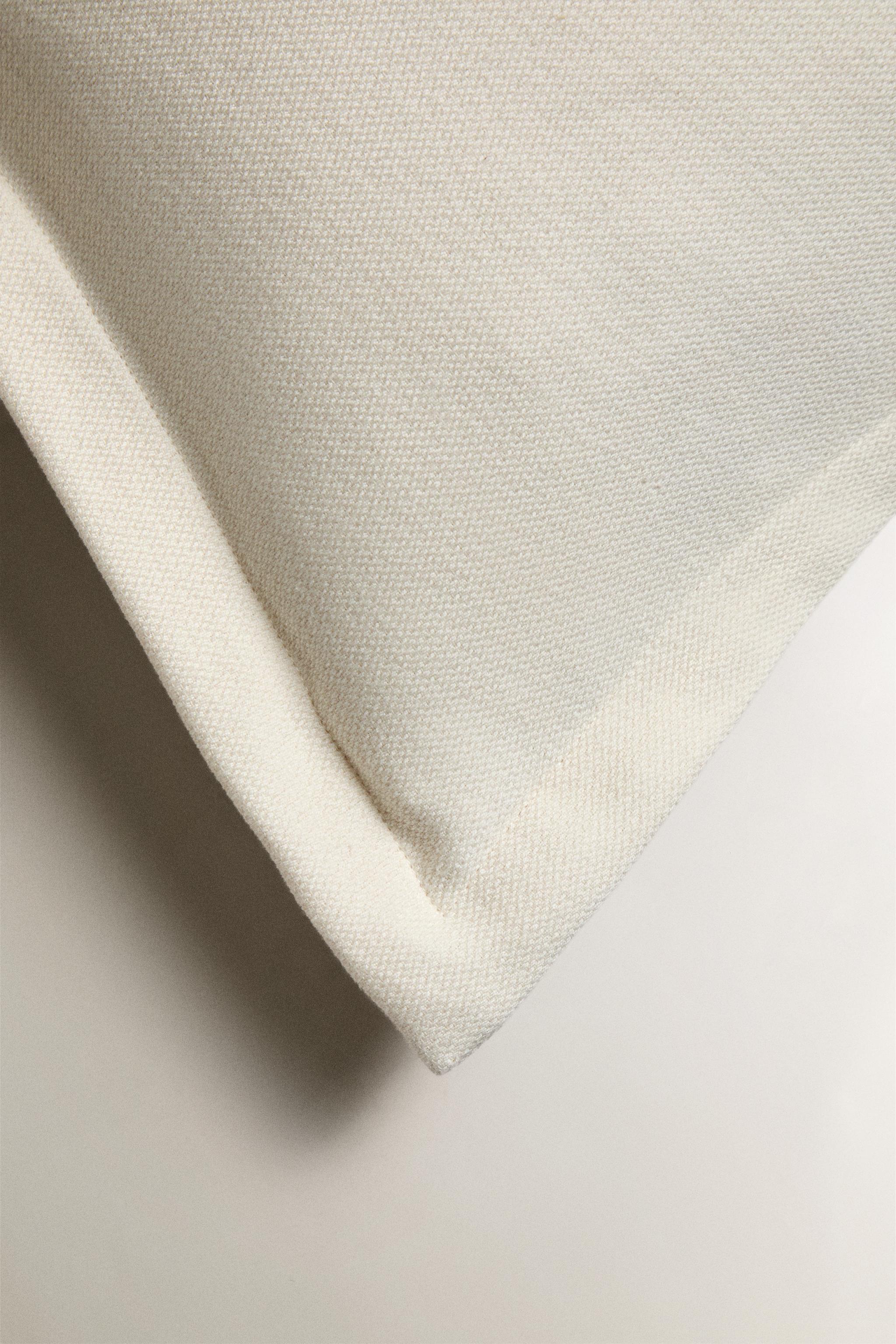 COTTON PERCALE THROW PILLOW COVER