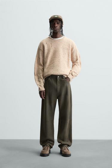 JERSEY BOTONATO EFECTO ROTOS - Arena de Zara - Imagen 0