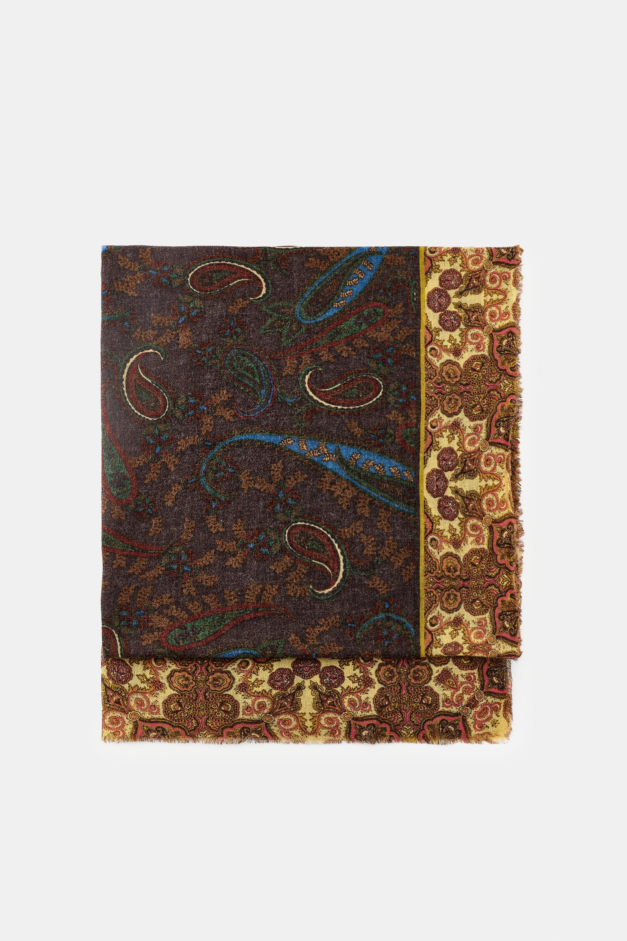 PAISLEY PRINT SCARF