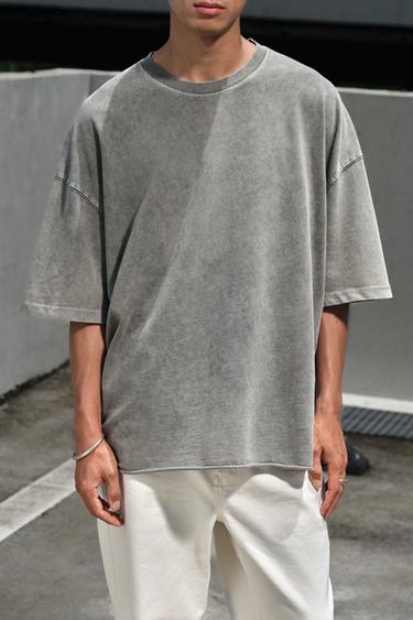 FADED RELAXED FIT SWEATSHIRT - Anthracite grey by Zara