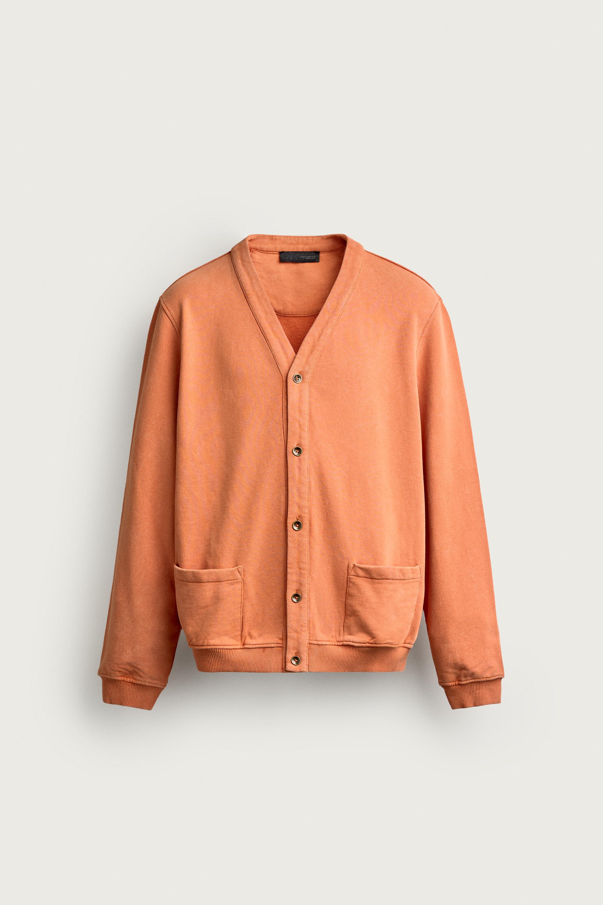 WASHED RELAXED FIT CARDIGAN