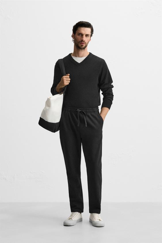 zara pantalon homme pantacourt zara homme Pantalons décontractés pour homme Nouvelle Collection en ligne