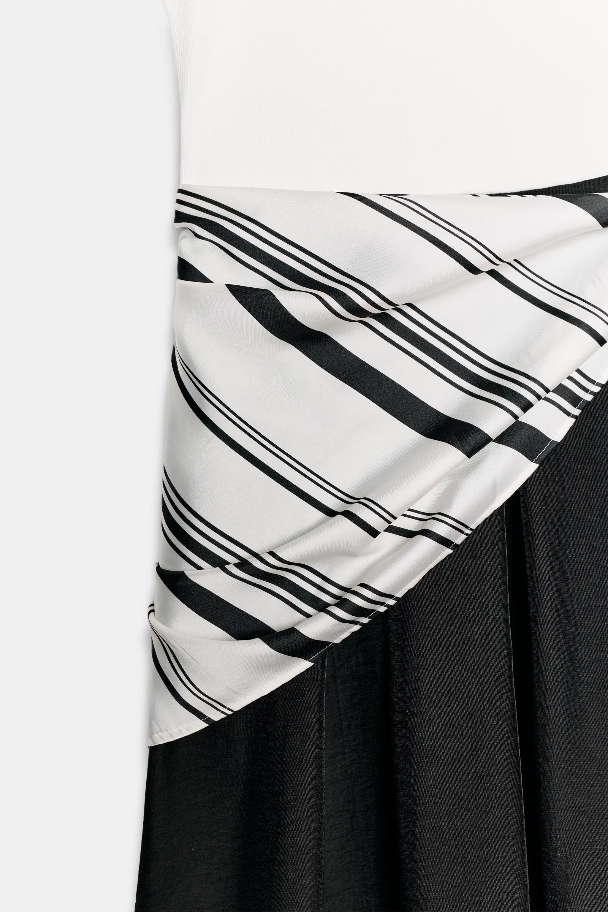 ROBE MI-LONGUE BIMATIÈRE À FOULARD
