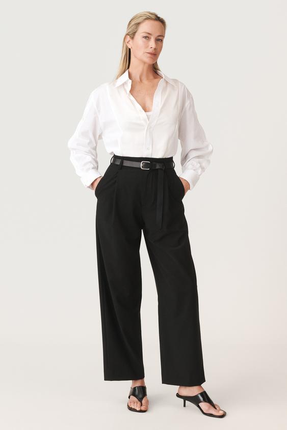 WOOL BLEND PANTS WITH DARTS 50TH ANNIVERSARY