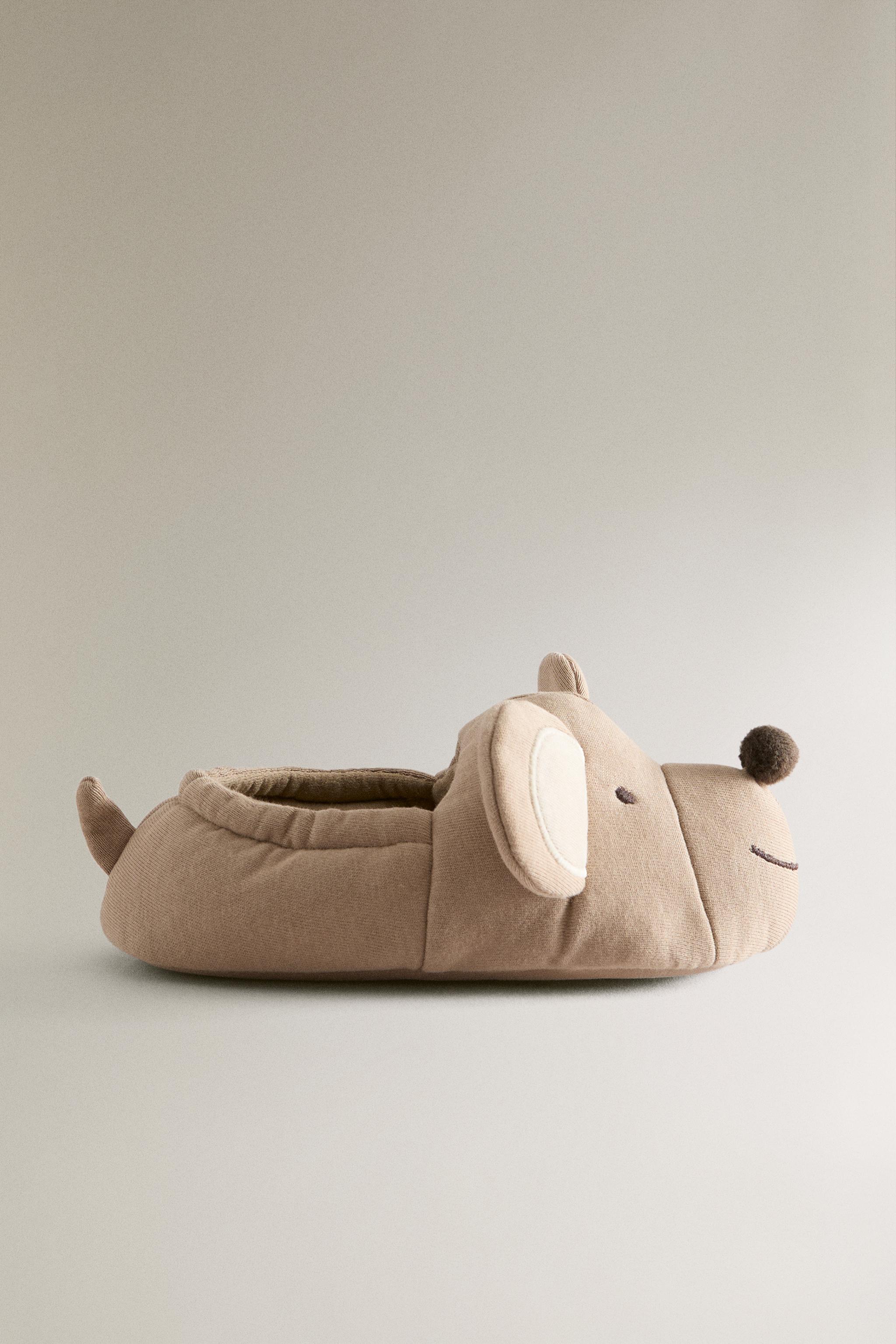 Детские тапочки Zara KIDS’ ANIMAL SLIPPERS