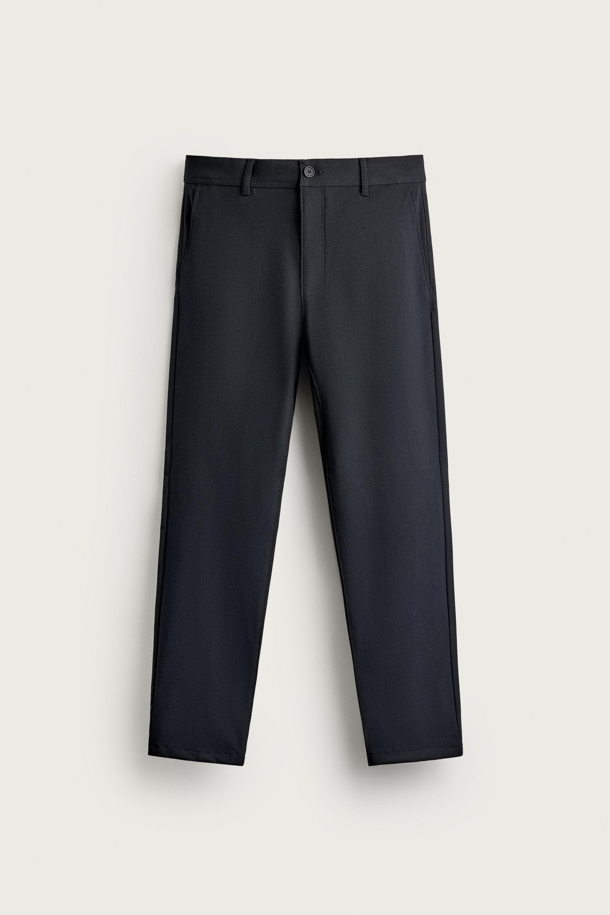 DOKULU CONFORT CHINO PANTOLON - Koyu lacivert | ZARA Türkiye / Turkey